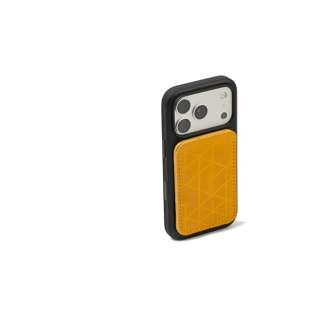 Leather Wallet compatible with MagSafe - The Minimalist (Vectors)