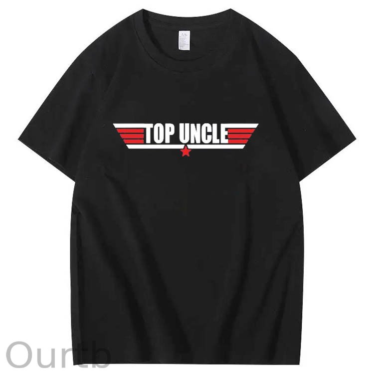 Top Uncle Art Pattern Print T-Shirt