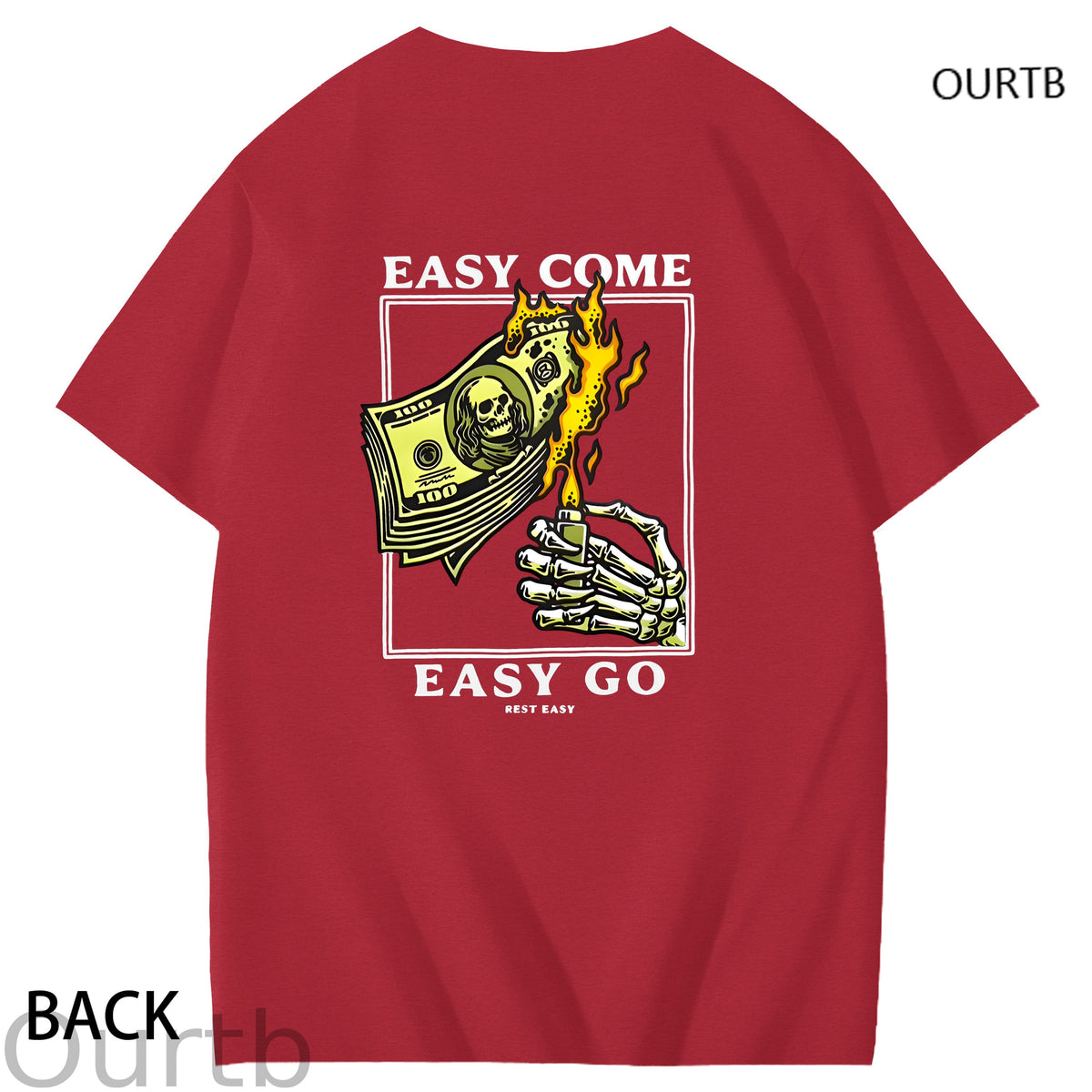 Easy Come Easy Go Art Pattern Print T-Shirt