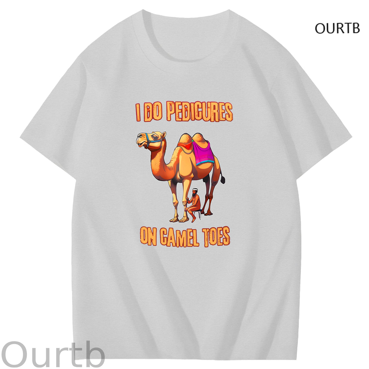 I Do Pedicures On Camel Tops Art Pattern Print T-Shirt