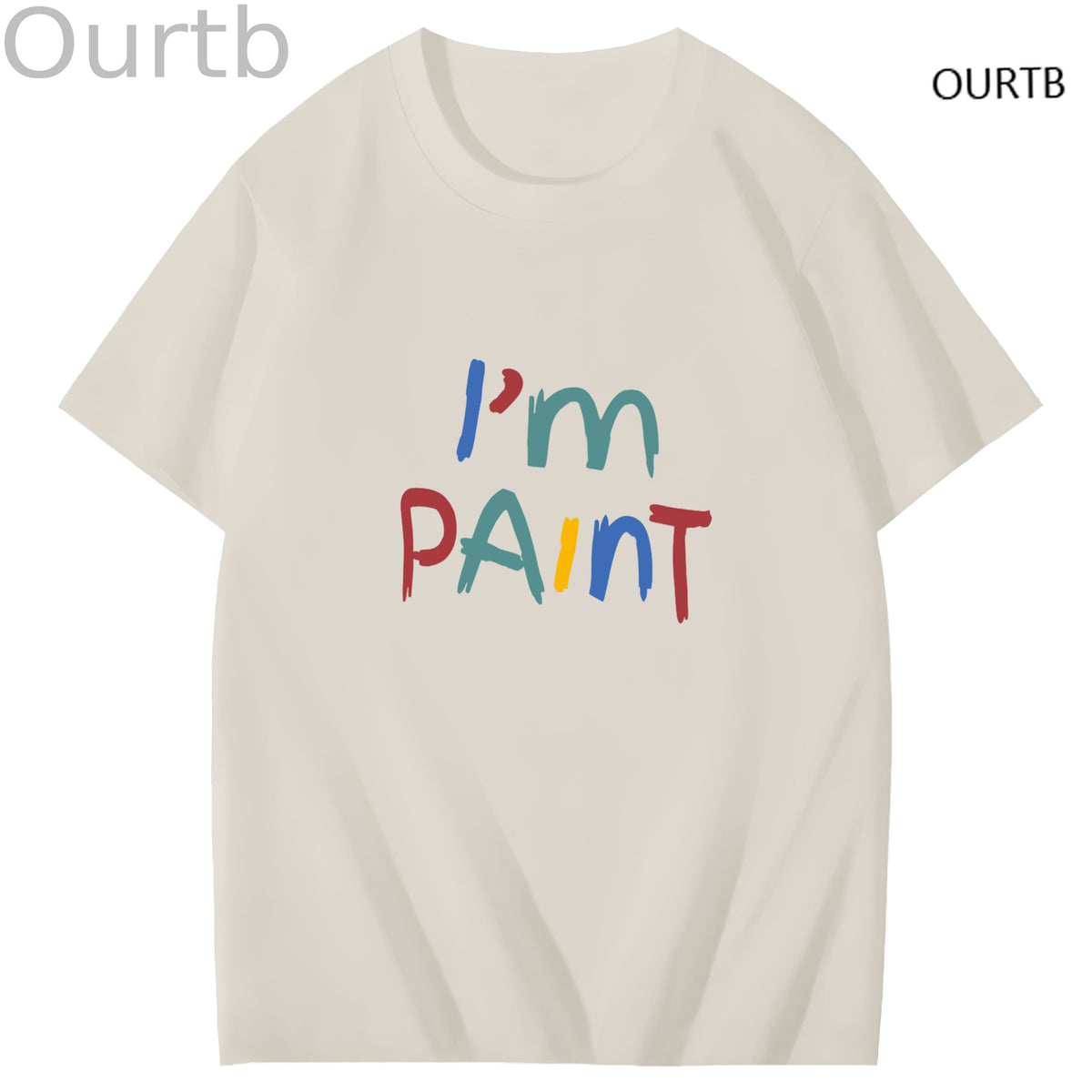 I'm Paint Art Pattern Print T-Shirt