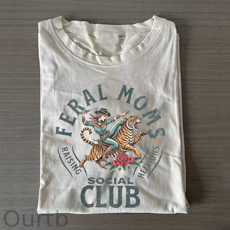 Feral Moms Social Club T-shirt