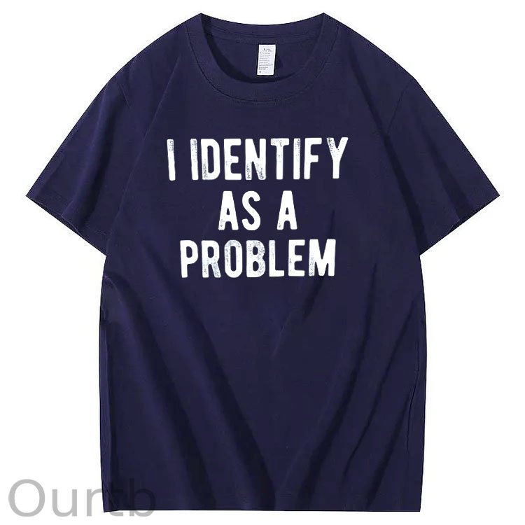 I Identify As A Problem Pattern100% Cotton T-Shirt