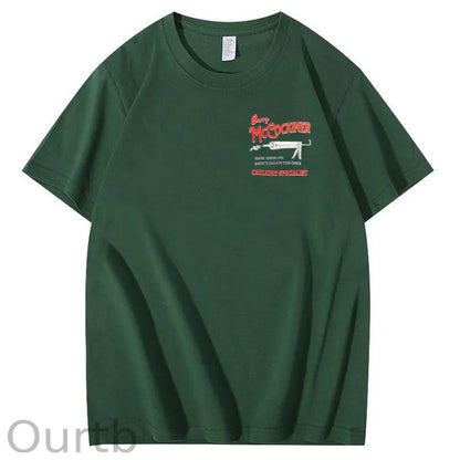 Barry McCockine Pattern Print Crew Neck T-Shirt