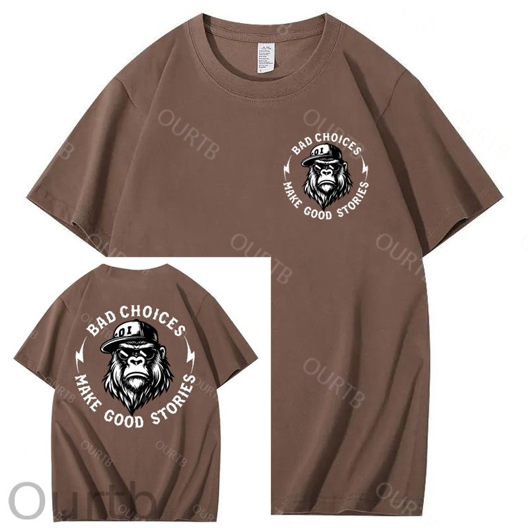 Bad Choices Make Good Stories 100% Cotton T-Shirt