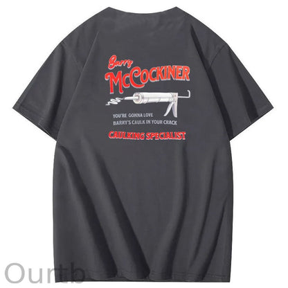 Barry McCockine Pattern Print Crew Neck T-Shirt