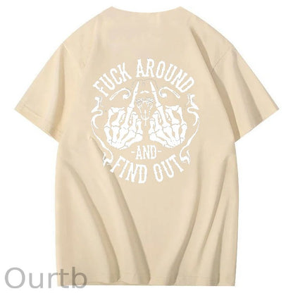 100%Gen X Pattern Print Crew Neck T-Shirt