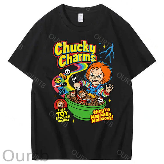 Chucky Charms Halloween 100% Cotton T-Shirt