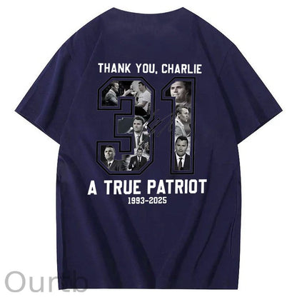 A Ture Patriot   Pattern100% Cotton T-Shirt