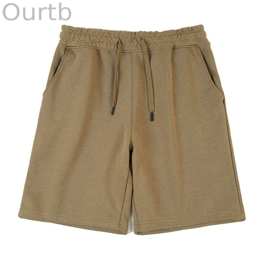 250g Cotton Shorts Men'S Summer Heavyweight Street Fashion Brand Loose Casual Casual Pants Men'S Sports Shorts