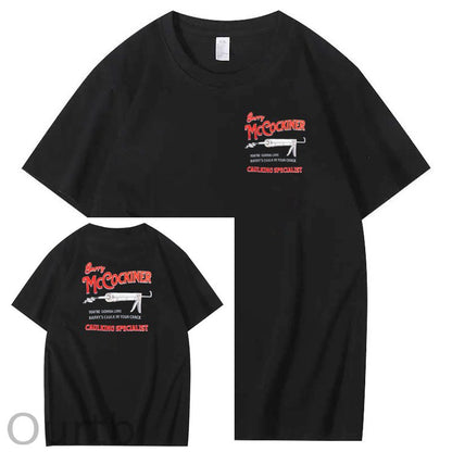 Barry McCockine Pattern Print Crew Neck T-Shirt