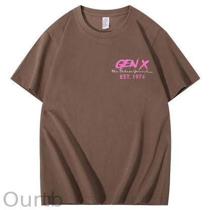 Before All You Sissies Were  Born Print Pattern Crew Neck T-Shirt