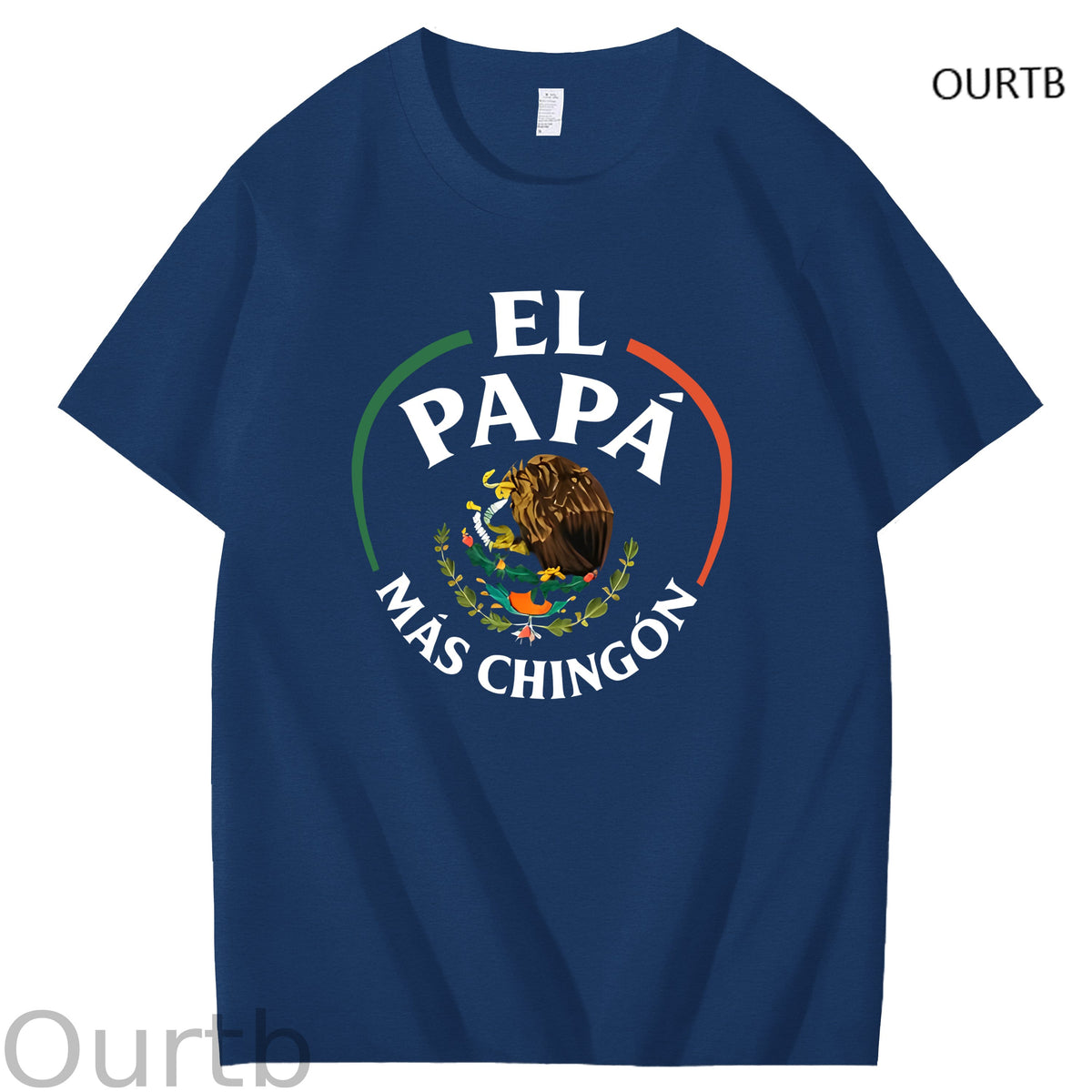El Papa Mas Chingon Funny Art Pattern Print T-Shirt