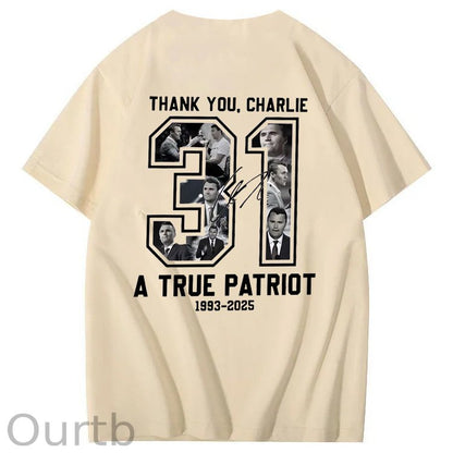 A Ture Patriot   Pattern100% Cotton T-Shirt