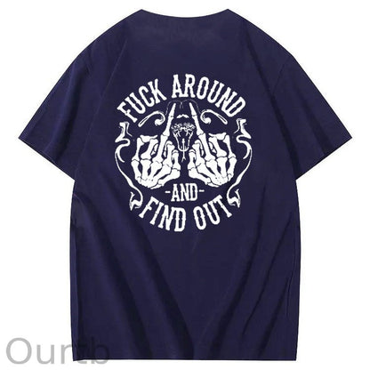 100%Gen X Pattern Print Crew Neck T-Shirt
