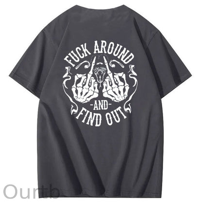 100%Gen X Pattern Print Crew Neck T-Shirt