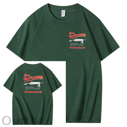 Barry McCockine Pattern Print Crew Neck T-Shirt
